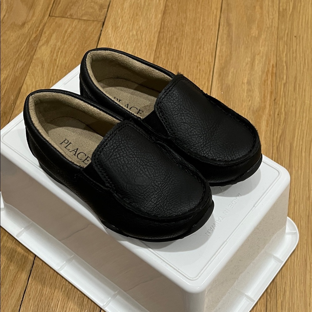 Children’s Place Kids Black Moccasins